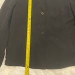Harvé Benard Harve Benard collarless black 3 button blazer jacket woman’s size 12 vintage Photo 3
