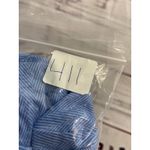 Lane Bryant  Button Front Shirt Womens 20 Blue Collar Long Sleeves Cotton Stretch Photo 9