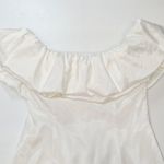 MORE TO COME Caira Ruffle Dress in White Small Photo 3
