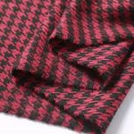 Red Black Houndstooth Skinny Scarf New University of Alabama Photo 2