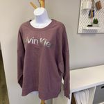 Calvin Klein NWT Performance Mauve and Glitter Logo Sweat Shirt Plus Size 2X Photo 1
