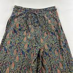 Sundance  Navy Printed Lightweight Cotton Wide Leg Lounge Pant S Photo 7