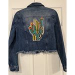 Rails  Personalized Denim Jacket Small Blue Western Patches Cowboy Rodeo Cowgirl Photo 1