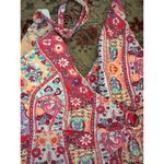 Nanette Lepore  Plunging V-neck Halter Print One-Piece Moderate Swimsuit Size 10 Photo 10