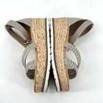 DV Dolce Vita‎ Women's Bannon Raffia Wedge Sandals Tan Brown Size 8 Photo 4