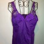 La Perla Lace trimmed silk blend camisole violet M Photo 5
