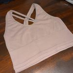 Longline Sports Bra Top Pink Photo 1