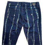 Paige Denim navy blue tentacled print jeans, size 30 waist EUC Photo 7