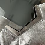 Frame MAISON ETNAD Norah Metallic Clutch, Silver, Retail $680 Photo 5