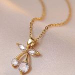 Cherry Pendant Necklace for Women Gold Photo 0