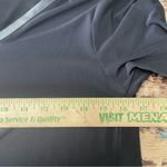 SYMPLI Womens 6 Faux Leather Trimmed Long Sleeve Shirt Top Pullover V Photo 3