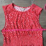 Boden Thea Sleeveless Midi Dress Poppy Red, Botanic Sprig Red Size 10 Photo 10