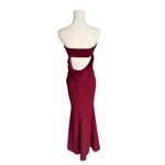 Katie May - Mary Kate Gown in Bordeaux Strapless Backless Formal Dress Sz 0 Photo 4