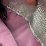 Coach  Silver Purple Signature Nylon Wallet Photo 7