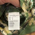 American Eagle Green Short Sleeve Button Down Shirt Photo 4