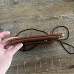 Vintage leather lightweight crossbody bag. Great for travel. Brown Photo 6