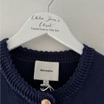 Reformation Catalina Navy Cotton Mini Dress XS Photo 3