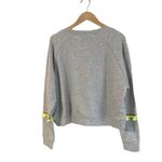 Generation Love  Devon Crewneck Top Heather Gray Neon Brocade Trim Photo 2