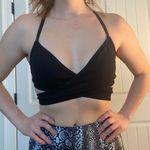 Alphalete Black Wraparound Sports Bra Photo 0