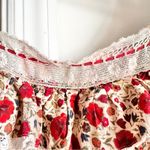 RIXO Laney Floral Mini Babydoll Dress Red Size 10 Photo 9