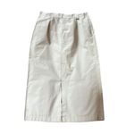 Lee Elegant Cream Women's Skirt maxi pleated 1980’s 1990’s Photo 2