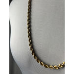 vintage gold and silver toned chain necklace quiet luxury Photo 4