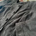 Chico's Vintage Y2K babydoll unique grey suede 100% real leather jacket Photo 2