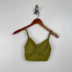 Lululemon Nulu Front-Gather Yoga Bra *Light Support, B/C Cup Bronze Green Size 2 Photo 2