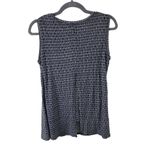 Daisy Fuentes NWT Round Neck Black White Jersey Sleeveless Stretchy Top Size S Photo 1