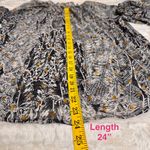 Love stitch long sleeve bohemian boho peasant blouse‎  gold metallic print Sz S Photo 10