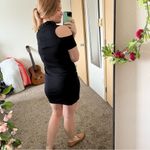 LNA NWT  Clothing Zuki Rib Dress in Black Size Large Photo 3