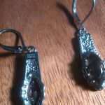 Brazilian Smokey Quartz Stainless Steel Lever Back Earrings Photo 3