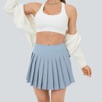 Halara  Women’s Breezeful High Waisted A Line 2-in-1 Pocket Pleated Mini Skirt XS Photo 0