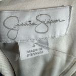 Jessica Simpson navy & white striped twist empire waist maxi dress size 4 Photo 6