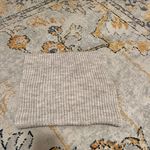 Maison Pholya Cream Beige Ribbed Knit Wool Alpaca Blend Sweater With Scarf XS Tan Photo 4