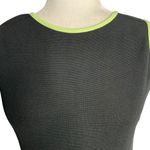 Ronni Nicole Vintage 90s  Tank Top S Petite Black Beaded Strech Knit Sleeveless Photo 1