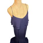 Love, LIkely Navy Blue Sleeveless Layered Ruffle Evening Gown Size 4 Photo 4