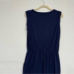 Boden Navy Blue Sleeveless Casual Mini Dress Womens 8 Pockets Cinch Waist Photo 4