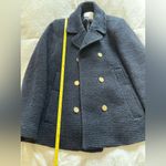 ZARA  Wool Dark Blue Double-Breasted Peacoat size medium Photo 1