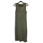 Lululemon  All Yours Tank Midi Dress Women's Cloudy Wash Dark Olive Size 12? flaw Photo 1