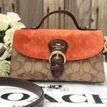 Coach Kleo Top Handle In Signature Canvas C8516 Photo 0