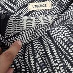 L'Agence  Mini Skirt Womens Size 2 Stella‎ Bubble Gray/Black Zip Up Photo 6