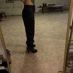 ZARA faux leather jogger fit pants. S Photo 3