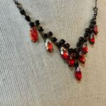 Avon Red /orange beaded Necklace Photo 2