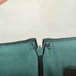 Alex Evenings Dress Size 4 Emerald Green Taffeta Sheath Cocktail Wedding Formal Photo 6