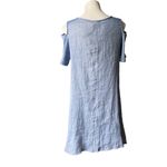 The Comfy NWOT, USA Cold Shoulder High-Low Hem Cotton Dress, Sz M Photo 5