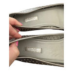 Ecco Womens Perforated Metallic Leather Ballet Flats Size 39 US 8 #S7-4 Photo 3