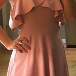 She & Sky Light Pink Ruffle Dress Photo 0