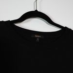 Quince Organic Cotton Crew Neck Short Sleeve Pocket Mini Tee Shirt Black Large Photo 1