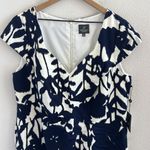 Adrianna Papell NWT  Geo Professional Business Dress Neutral 16 Photo 2